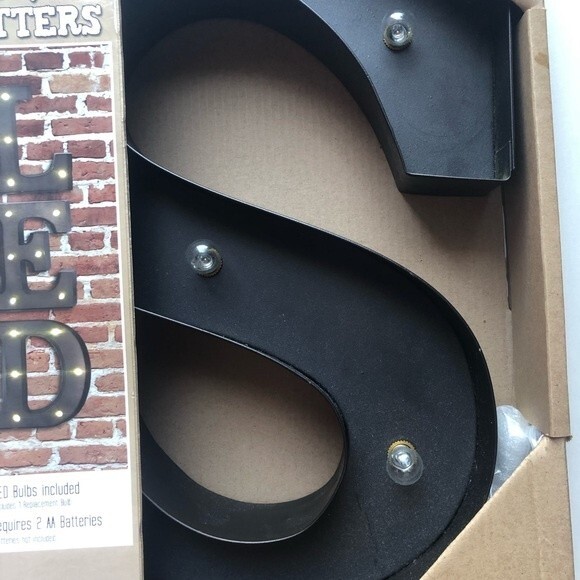 S Initial LED Light Brand New In Box One Size - Picture 2 of 8